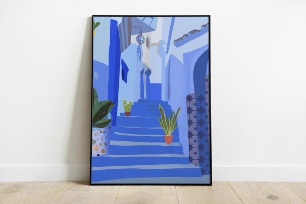 Blue City, Morocco Art Print (Copy)